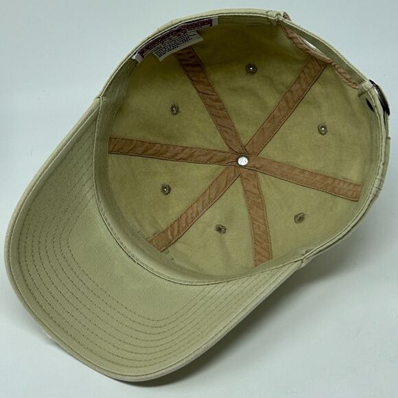 Shinnecock Hills Golf Club Dad Hat Baseball Cap Golfing Golfer Strapback Beige - Picture 4 of 12